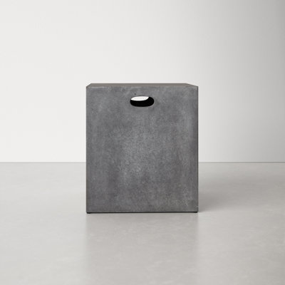 Lionel Cement Accent Stool