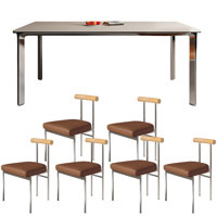 Modern Italian-style Dining Table For The Home Rectangular 62.99