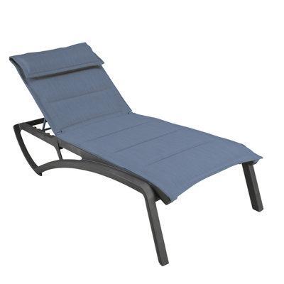 Grosfillex Sunset Comfort Aluminum Chaise Lounge by Grosfillex Expert