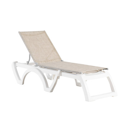 Grosfillex Jamaica Beach Adjustable Sling Chaise by Grosfillex Expert