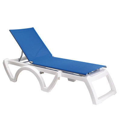Grosfillex Jamaica Beach Adjustable Sling Chaise by Grosfillex Expert