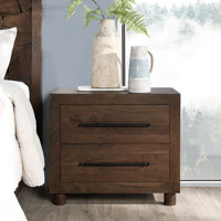 Jaxon 2 - Drawer Solid Wood Nightstand by Classic Home