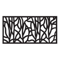 2 ft. H x 4 ft. W Polyethylene Privacy Screen by Grid Axcents