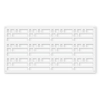 2 ft. H x 4 ft. W Polyethylene Privacy Screen by Grid Axcents
