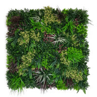 1.6 Ft H X 1.6 Ft W Artificial Tuscany Fence Panel Set Of 4 by GreenSmart Dekor