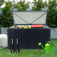 Metal Storage Box Store Large Out Door Use, Storage Shed, Ventilation And Waterproof Design by GZMWON
