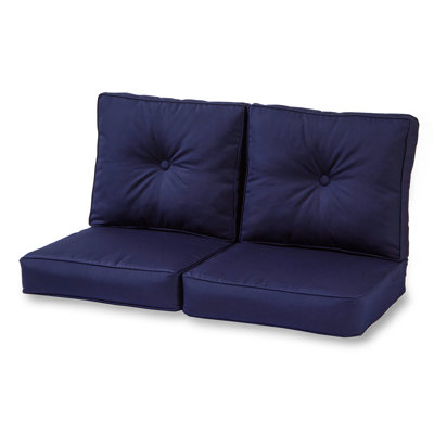 Deep Outdoor Sunbrella Loveseat Cushion by Greendale Home Fashions