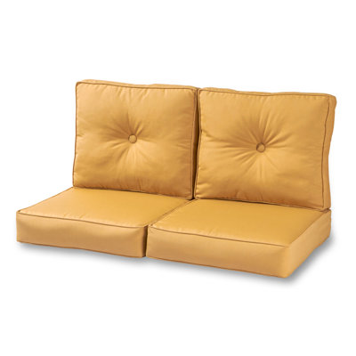 Deep Outdoor Sunbrella Loveseat Cushion by Greendale Home Fashions