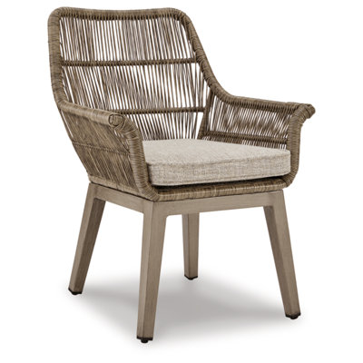 Brewer Patio Dining Armchair with Cushion by Laurel Foundry Modern Farmhouse