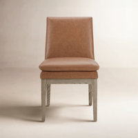 Bethea Leather Upholstered Dining Chair by Joss & Main