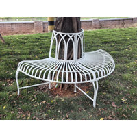 Tree Wrap Garden Bench Semi-Circle by Hi-Line Gift Ltd.