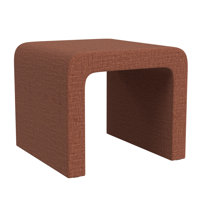 Homepop Arch Ottoman - Rust by HomePop