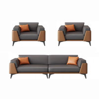 Simple modern business reception sofa set by Hype Styled