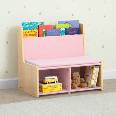 Gapkids Reading Nook With Padded Bench By Delta Children - Greenguard Gold Certified, Pastel by GapKids