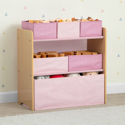 Gapkids 6 Bin Toy Organizer By Delta Children - Greenguard Gold Certified, Pastel