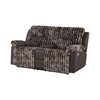 Yardley U6028 Console Reclining Loveseat by Ebern Designs