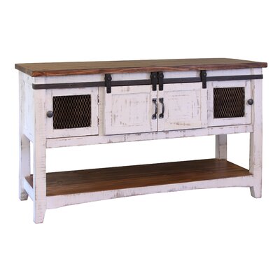 Dansby 2 Sliding Doors, 2 Mesh Doors Console Table by Gracie Oaks