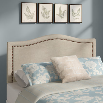 Clouchete Nadine Upholstered Nailhead Headboard by Gracie Oaks