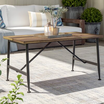 Cabarley Iron Coffee Table by Gracie Oaks