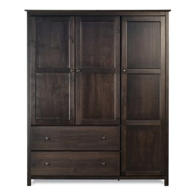 Shaker Wardrobe Armoire by Grain Wood Furniture
