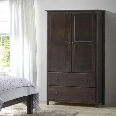 Shaker Wardrobe Armoire by Grain Wood Furniture