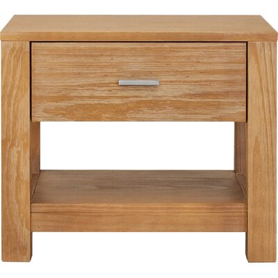 Loft 1 - Drawer Solid Wood Nightstand by Grain Wood Furniture