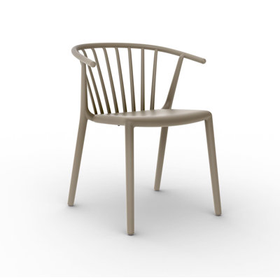 Woody Stacking Patio Dining Armchair by Resol