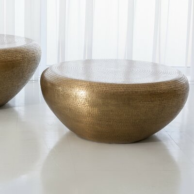 Goa Cocktail Table-Antique Brass by Global Views