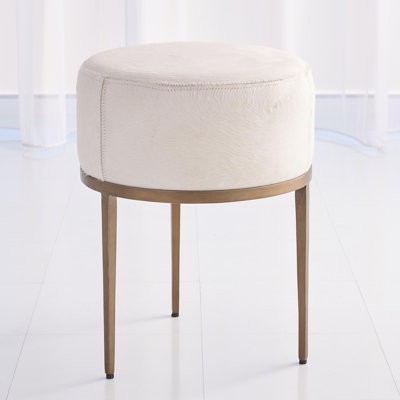 Urban Stool w/Hair-on-Hide by Global Views