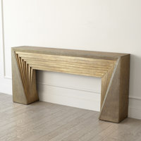 Deco Console-Brass by Global Views
