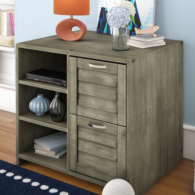 Felecia 2 Drawer Dresser with Media Shelf by Harriet Bee