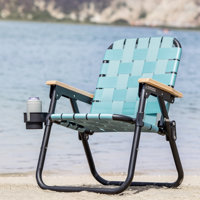 GoSports Outdoors WOVN Premium Beach & Camping Chair - Folding Backpack Chair for Adults