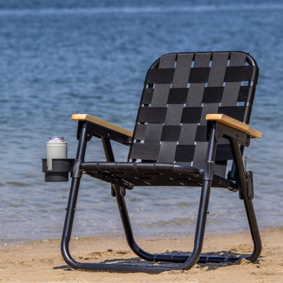 GoSports Outdoors WOVN Premium Beach & Camping Chair - Folding Backpack Chair for Adults by GoSports