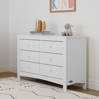 Noah 6 Drawer Double Dresser by Graco