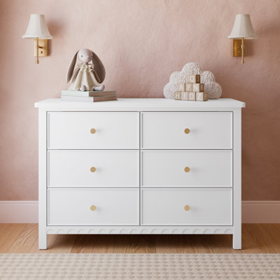 Sasha 6 Drawer Double Dresser by Graco