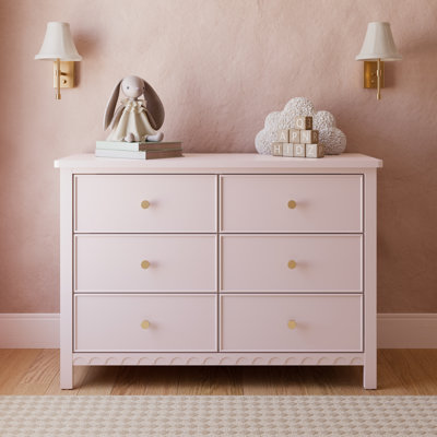Sasha 6 Drawer Double Dresser by Graco