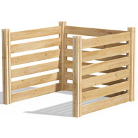 Cedar Outdoor Air Conditioning Cover Privacy Screen by Greenes Fence