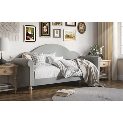 Alvon Upholstered Twin Daybed by Lark Manor