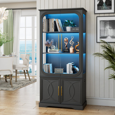 Modern Display Cabinet With Smart Lighting by HNEBC