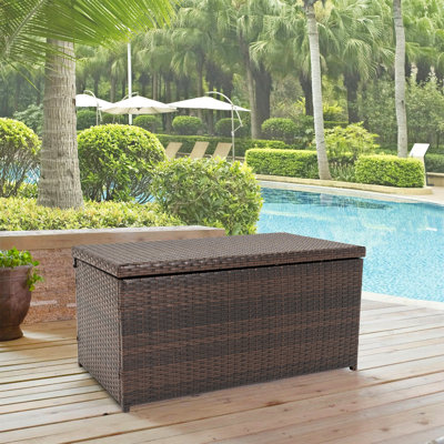 60 Gallon Wicker Deck Box by Harbourside