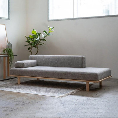 Solid wood simple home leisure chaise lounge by hennahome