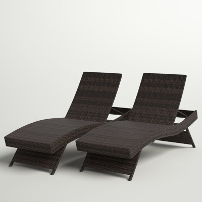 Everlee 79" Long Reclining Single Chaise by Sand & Stable