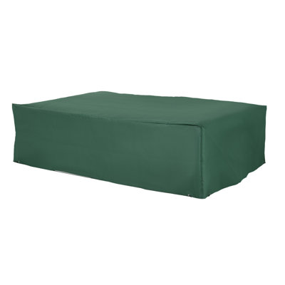 97" X 65" X 26" Heavy Duty Outdoor Sectional Sofa Cover, Waterproof Patio Furniture Cover For Weather Protection Green by HEIMAO
