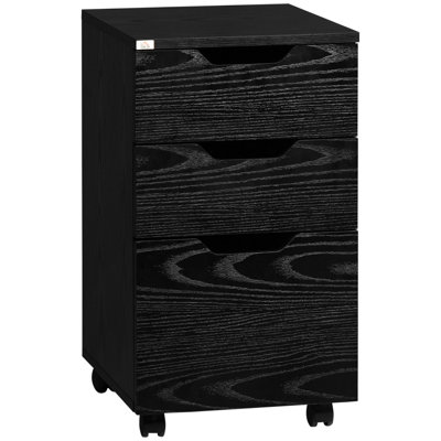 Drawer Office Storage Cabinet, Under Desk Cabinet With Wheels