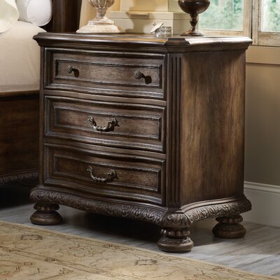 Rhapsody 3 - Drawer Nightstand in Reclaimed Natural/Brown by Hooker Furniture