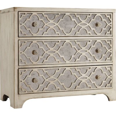 Sanctuary 3 - Drawer Mirrored Accent Chest by Hooker Furniture