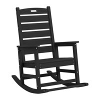 HDPE Rocking Adirondack Chair by Rosecliff Heights