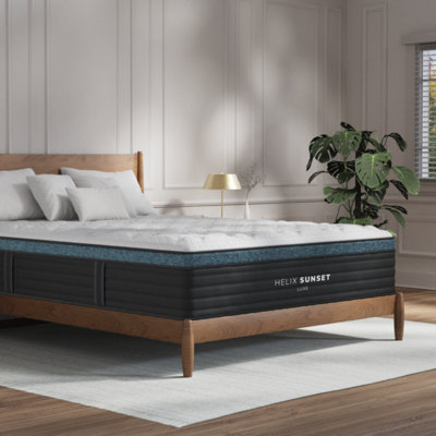 Helix Sunset Luxe 13" Soft Hybrid Mattress with GlacioTex Cooling Pillowtop by Helix Mattress