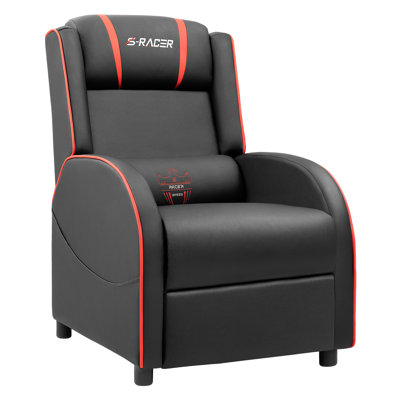 Faux Leather Reclining Massage Chair by Homall