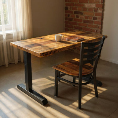 The Heritage Farmhouse Earth & Iron Desk by Heirloum